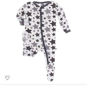 Kickee Pants Star Footie 6-9 mos, new